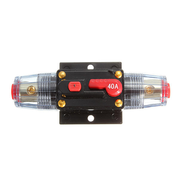 DC 12V 40A Car Stereo Audio Circuit Breaker - Inline Fuse | 40 AMP - Image 3